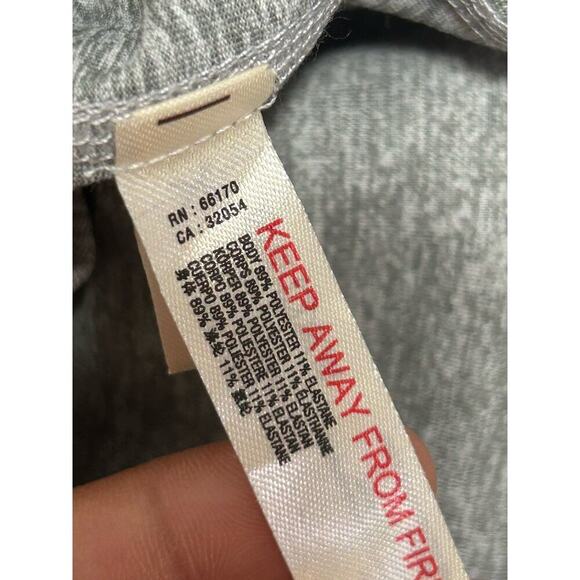 Free People FP Movement Gray You're A Peach Shorty High Waisted Shorts Size SM - Picture 8 of 9